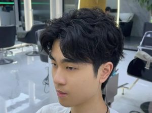 韓系中分燙