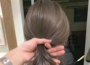 白髮染亞麻灰棕色