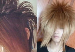 玉米鬚髮型男